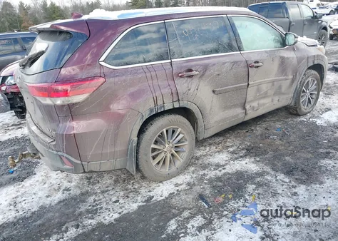 2019 Toyota Highlander Xle from USA, damaged, VIN 5TDJZRFH6KS959933